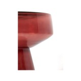 SIDE TABLE DKW GLASS RED - CAFE, SIDE TABLES